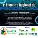 1º Encontro Regional de Piscicultura destaca avanços e oportunidades para o setor em Bicas