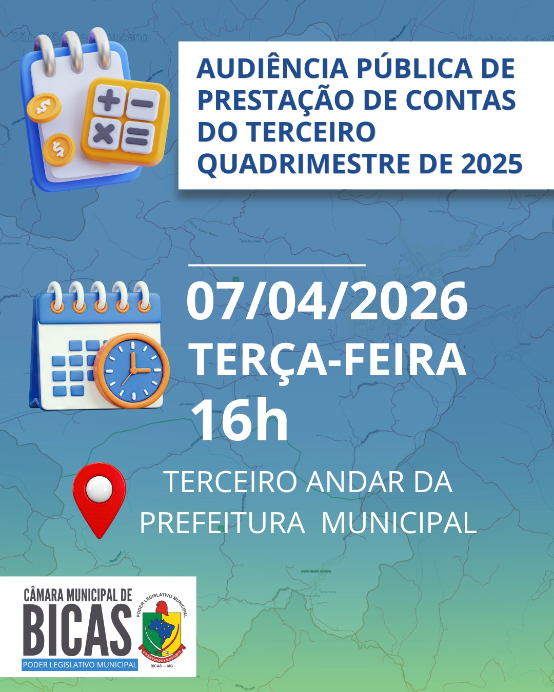 Audiência Pública de Prestação de Contas do 3º Quadrimestre de 2025.
