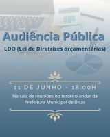 Audiencia Pública LDO (Lei de Diretrizes Orçamentárias)