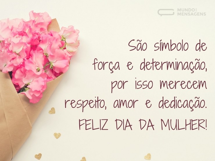 Feliz dia da Mulher!