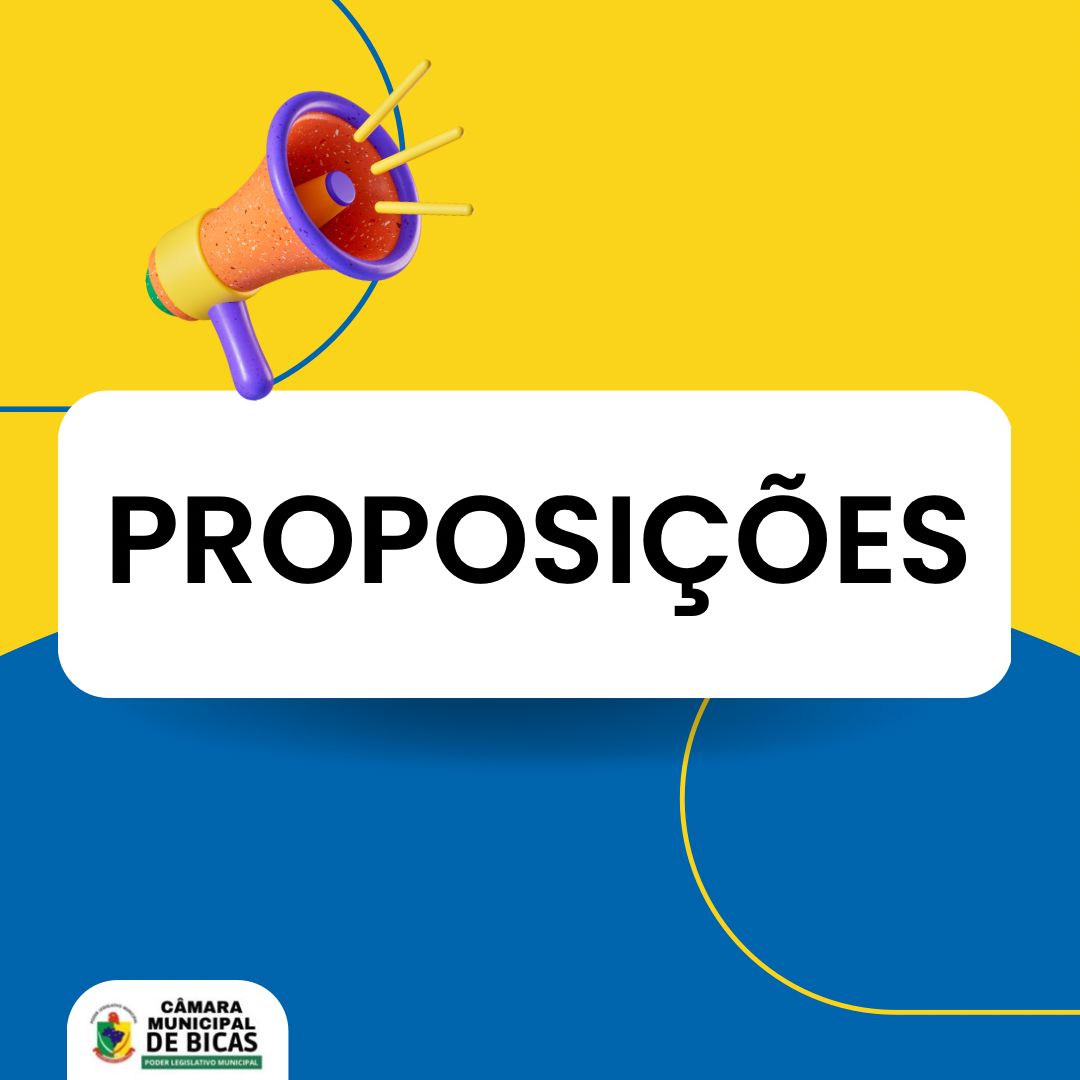 PROPOSIÇÕES DA 26ª REUNIÃO PÚBLICA ORDINÁRIA